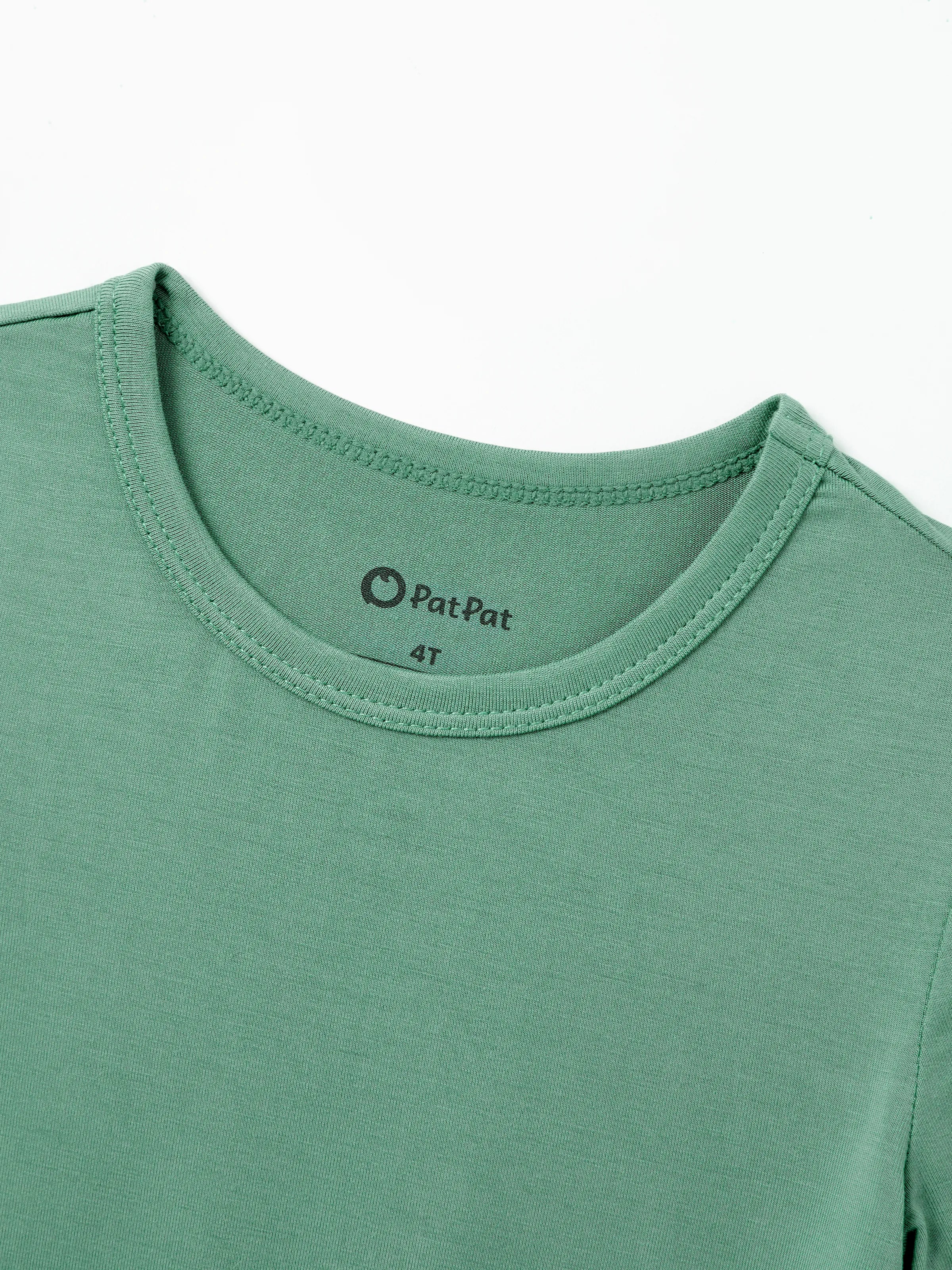 Daddy & Son Bamboo Pajamas Buttery Soft Bamboo Viscose PJs for Men Women Kids Toddler Baby, Solid Color Short Sleeve Shirt & Shorts Sleepwear Green - Image 11
