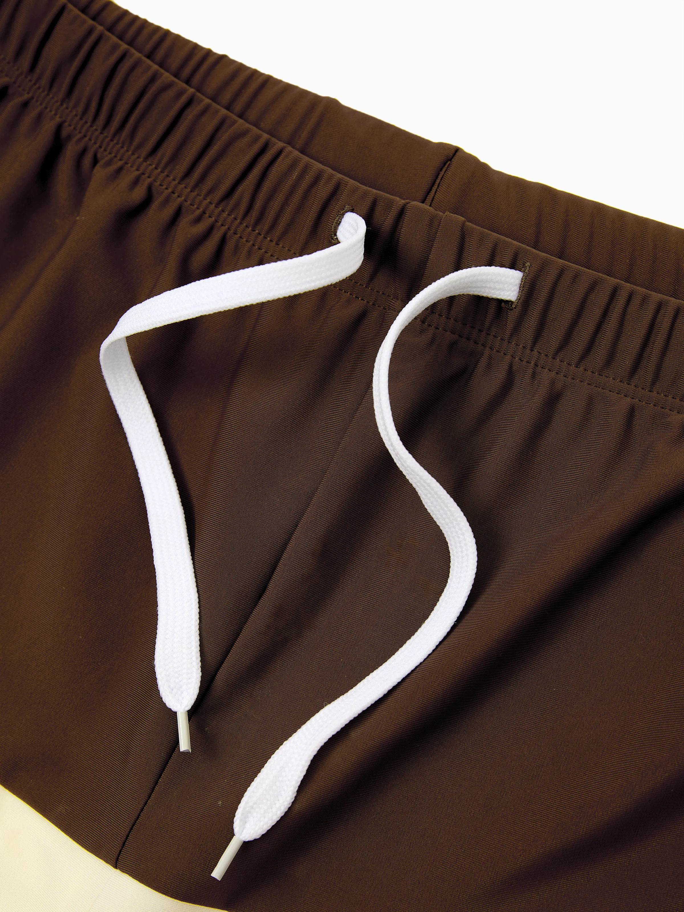 Daddy & Son Color Block Swimsuits Summer Beach Vacation Swimwear Coffee - Image 6