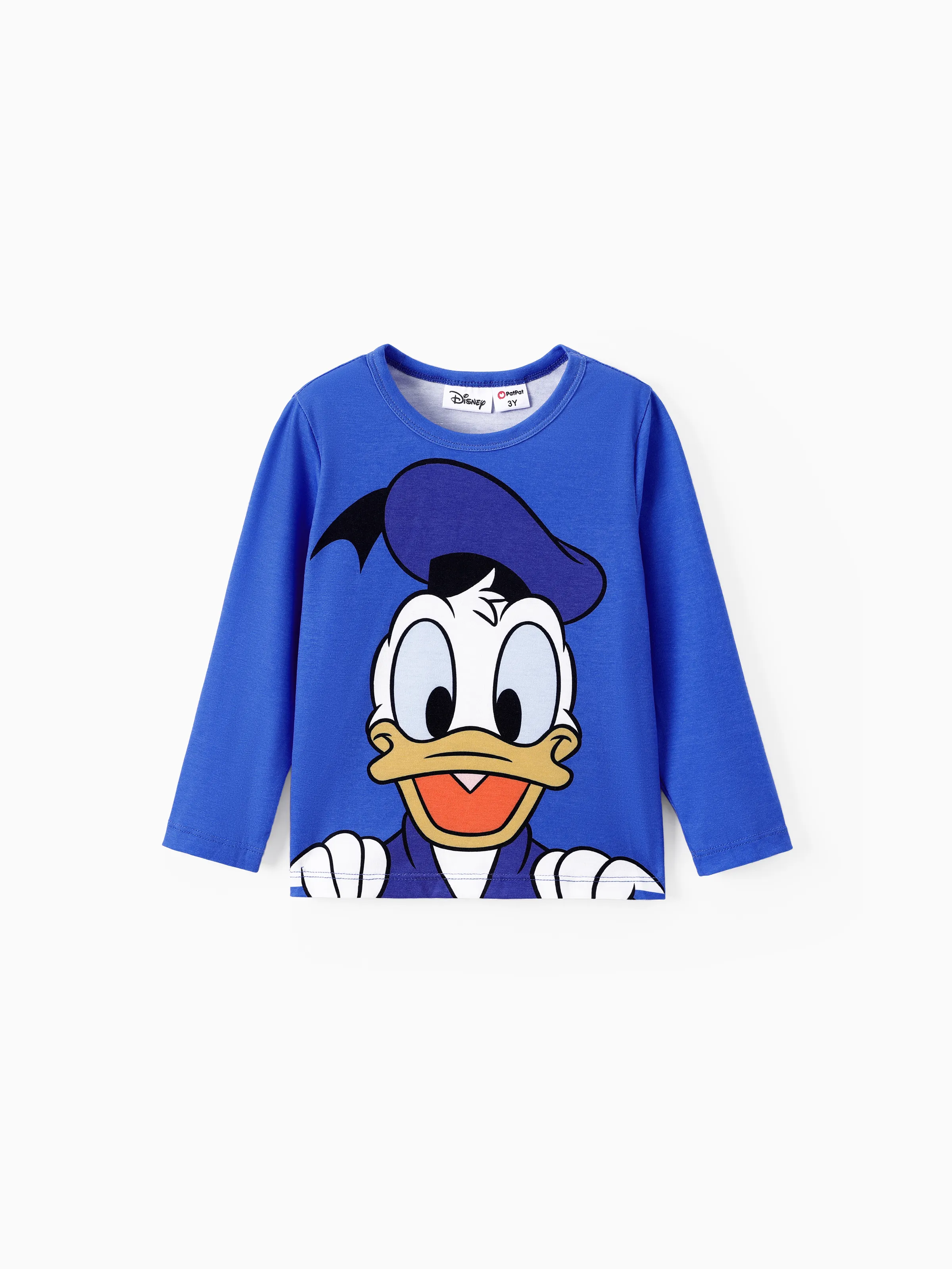 Disney Mickey and Friends Toddler/ Kid Boy Donald Naia™ Print Long-sleeve Tee Orange red