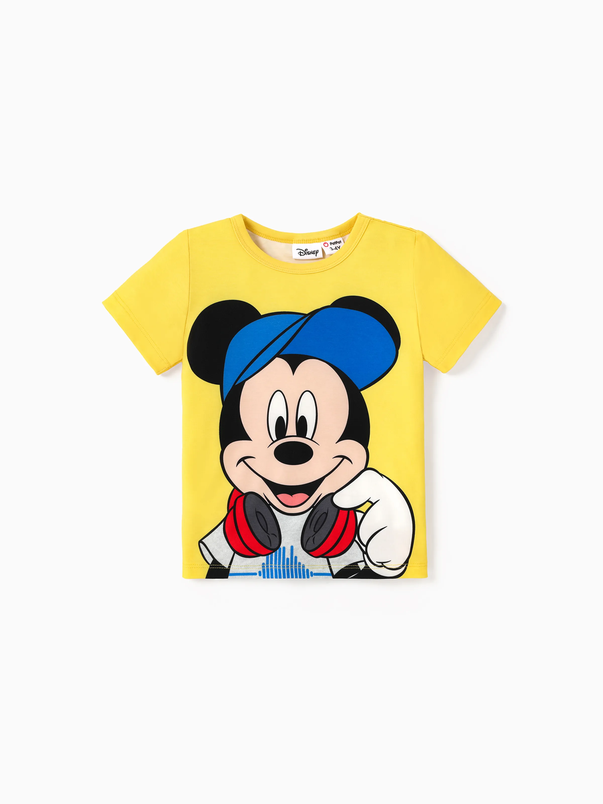 Disney Mickey and Friends Toddler/Kid Boy Mickey Print Naia™ Short-sleeve Tee Rose pink