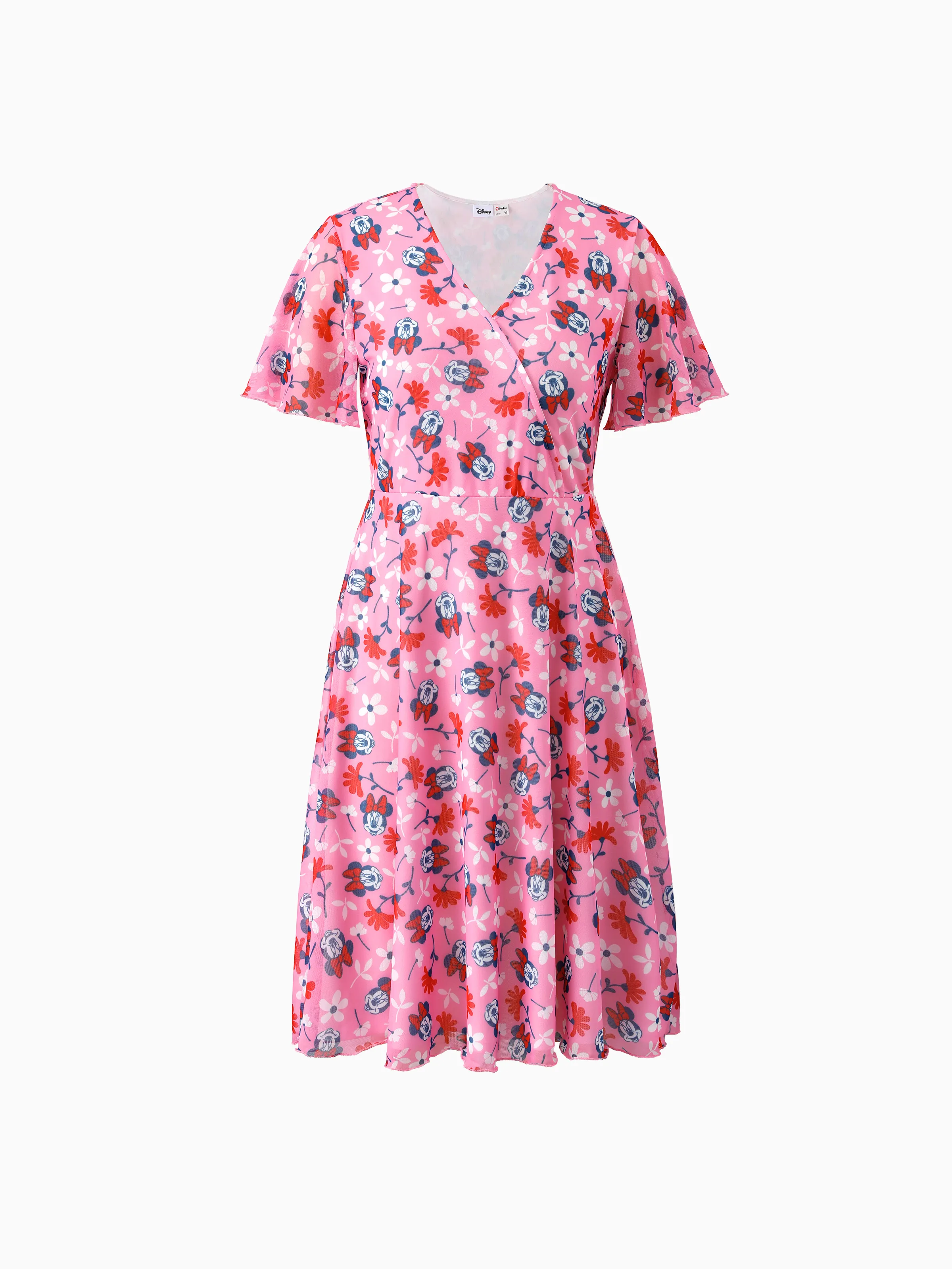 Disney Mickey & Friends Family Matching Mickey & Minnie Mouse floral-themed sets Red - Image 3