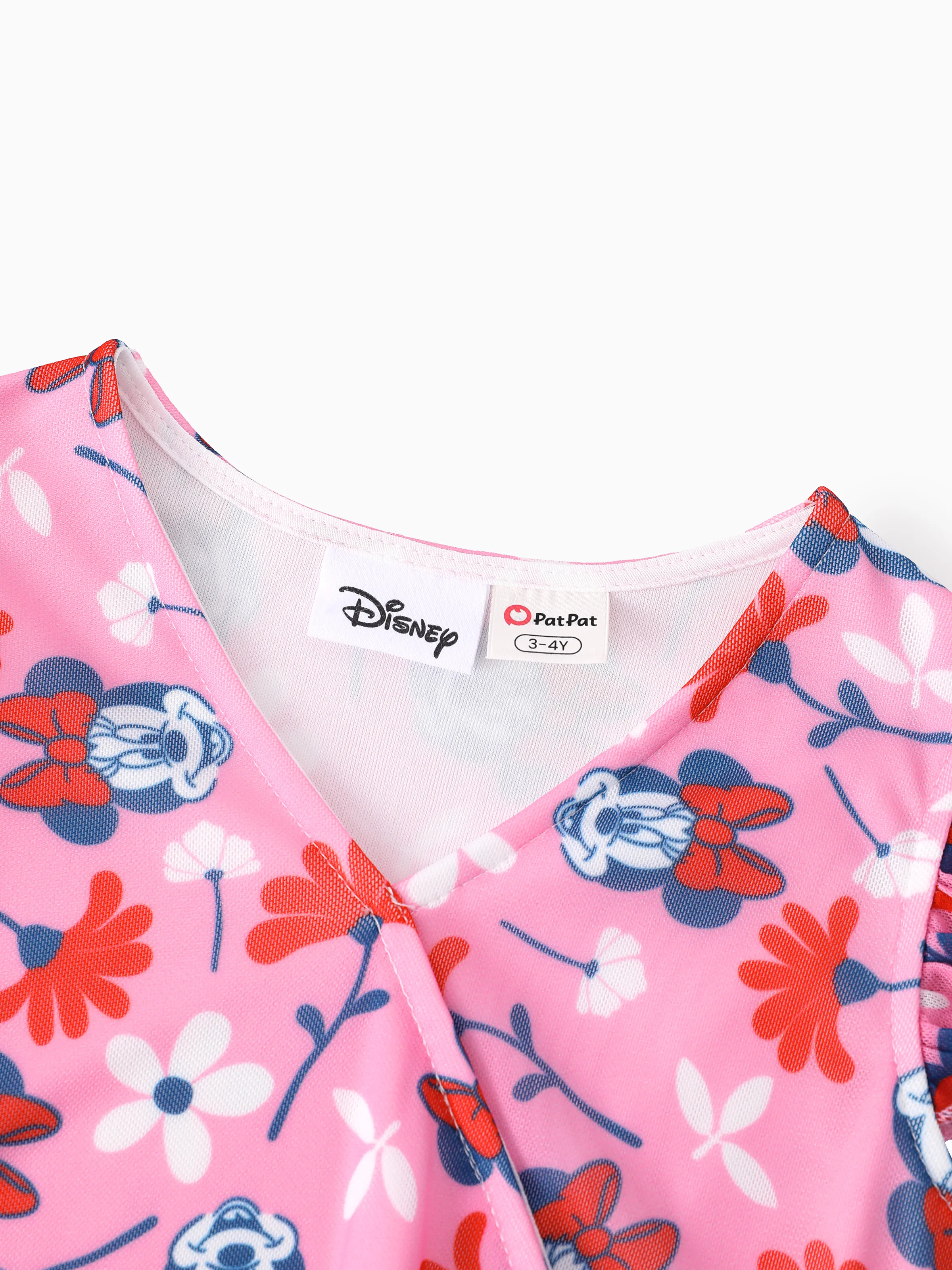 Disney Mickey & Friends Family Matching Mickey & Minnie Mouse floral-themed sets Red - Image 9