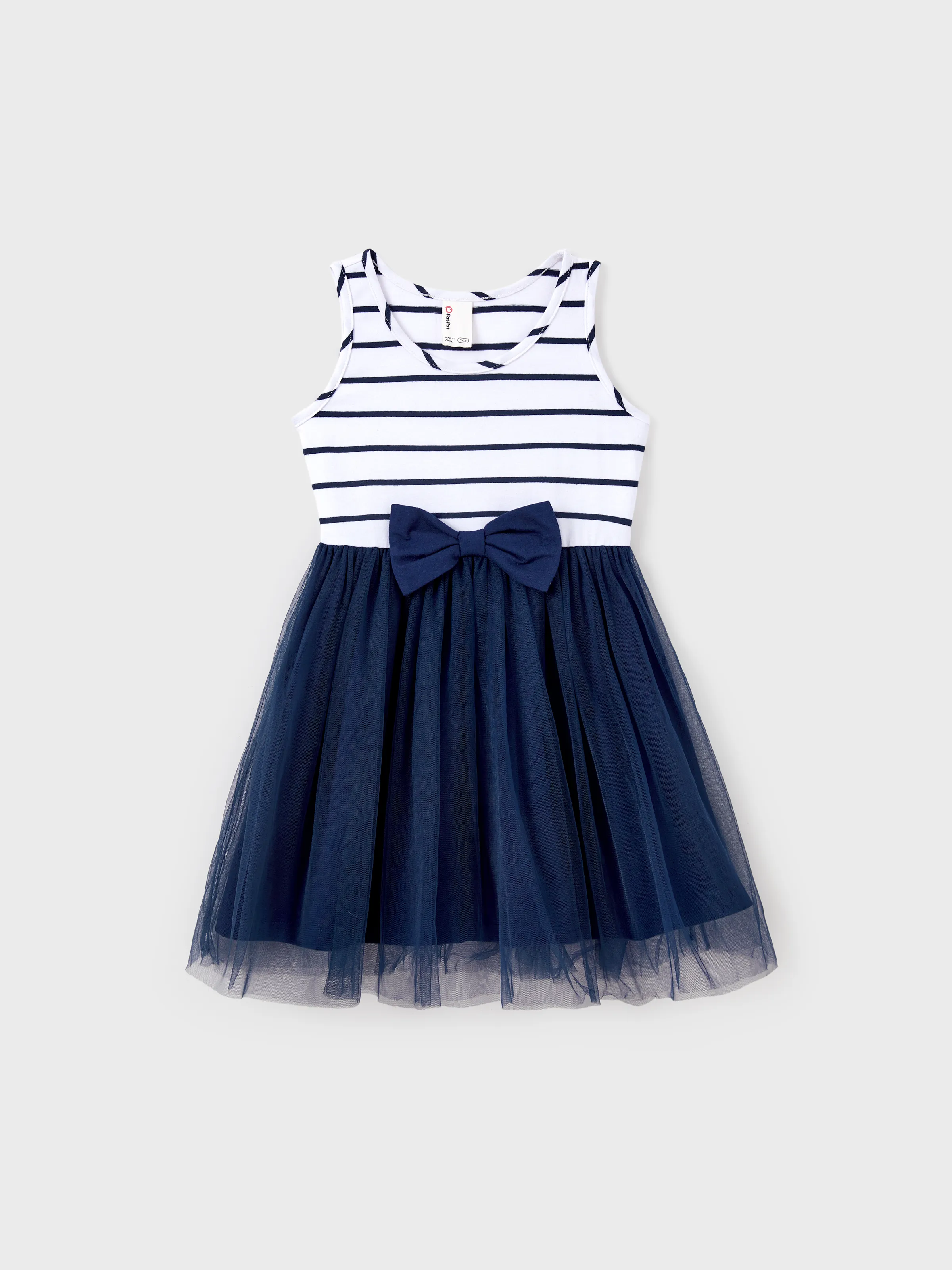 Family Matching Cotton T-Shirt & Dress Set – Sunny Days Palm Print for Dad, Mom, Baby & Toddler, Perfect for Summer Vacations & Family Outings Tibetan blue - Image 7
