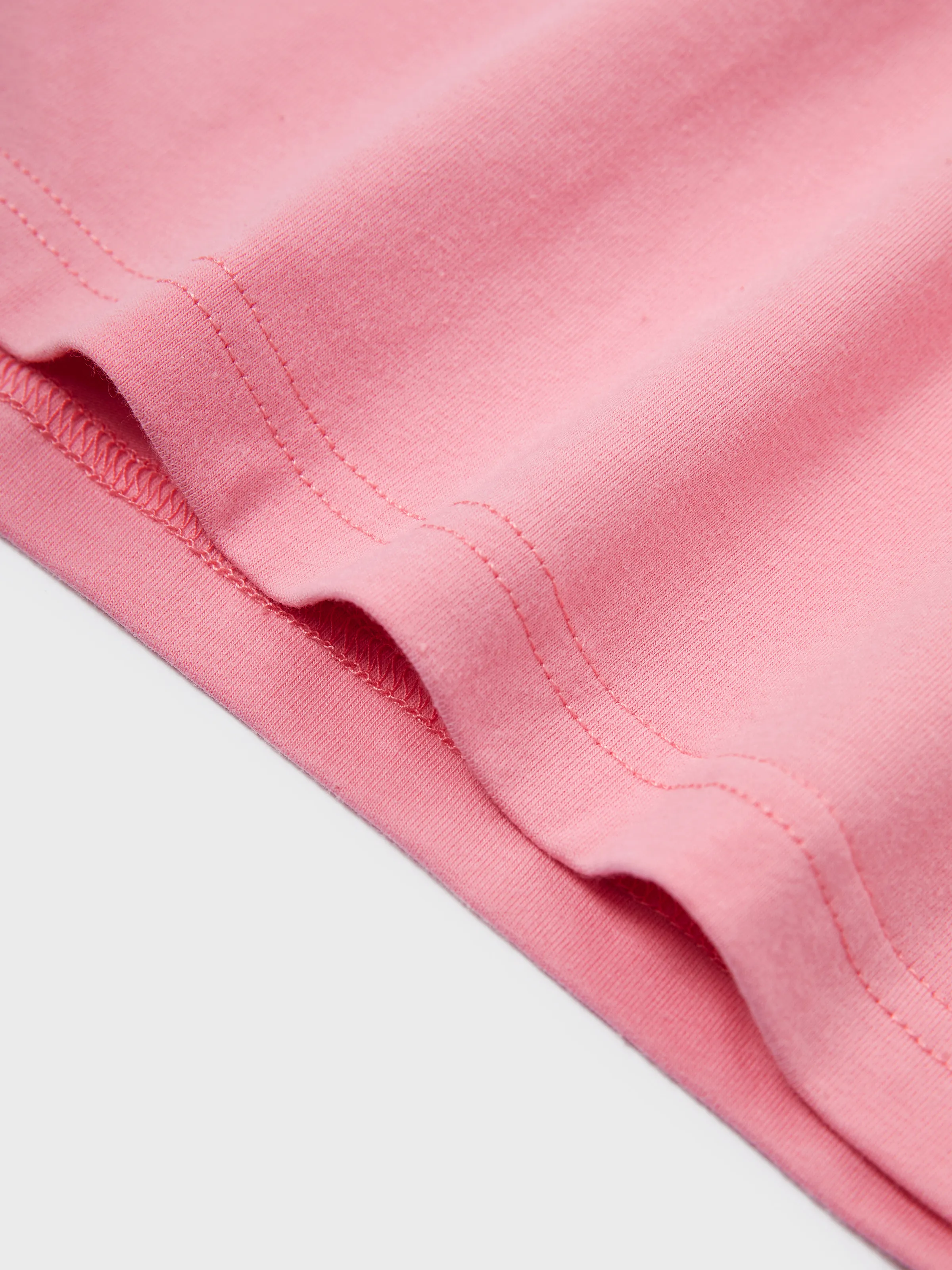Family Matching Outfits Set Solid Color Short-sleeve Polo Collar Shirt or Flower Print Hollow out Dress Pink - Image 25