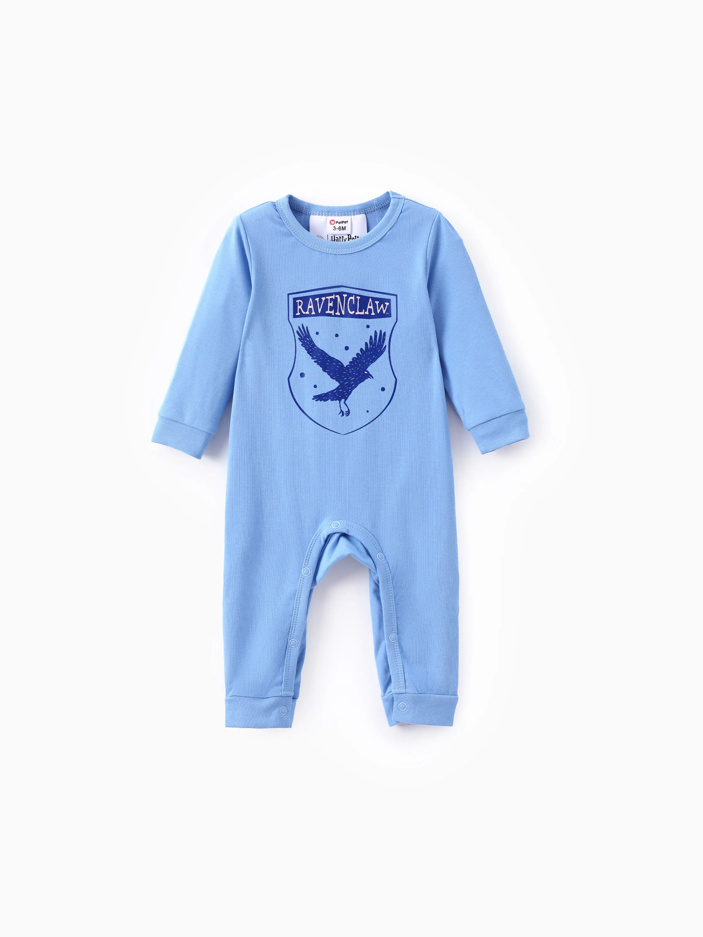 Harry Potter Baby Boy 1pc Long-sleeve Cotton Jumpsuit Royal Blue