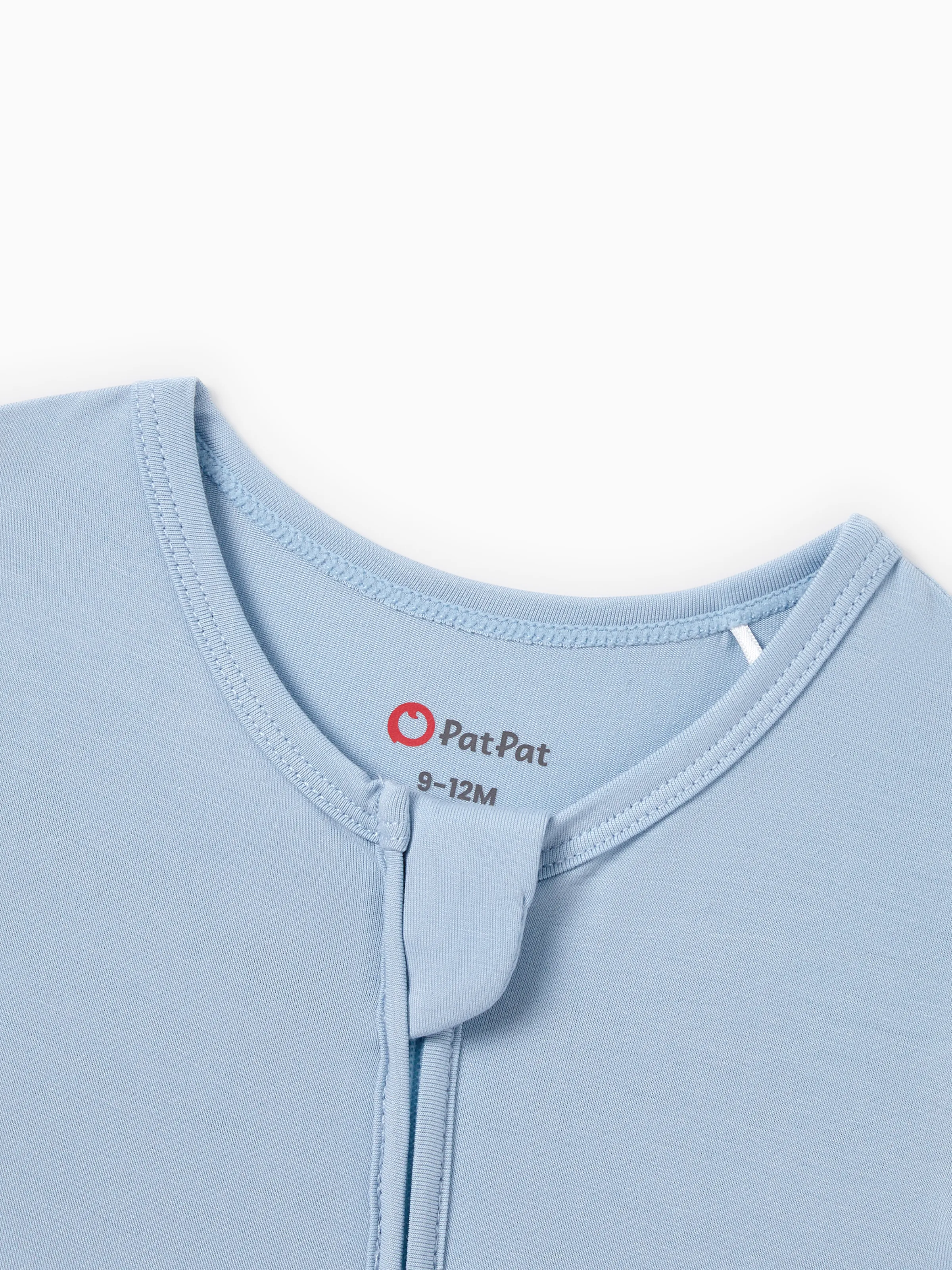 Mommy & me Bamboo Pajamas Soft Bamboo Viscose PJs for Men Women Kids Toddler Baby, Classic Blue Short-sleeve Sleepwear with Button-Down Shirt and Pants Blue grey - Image 15