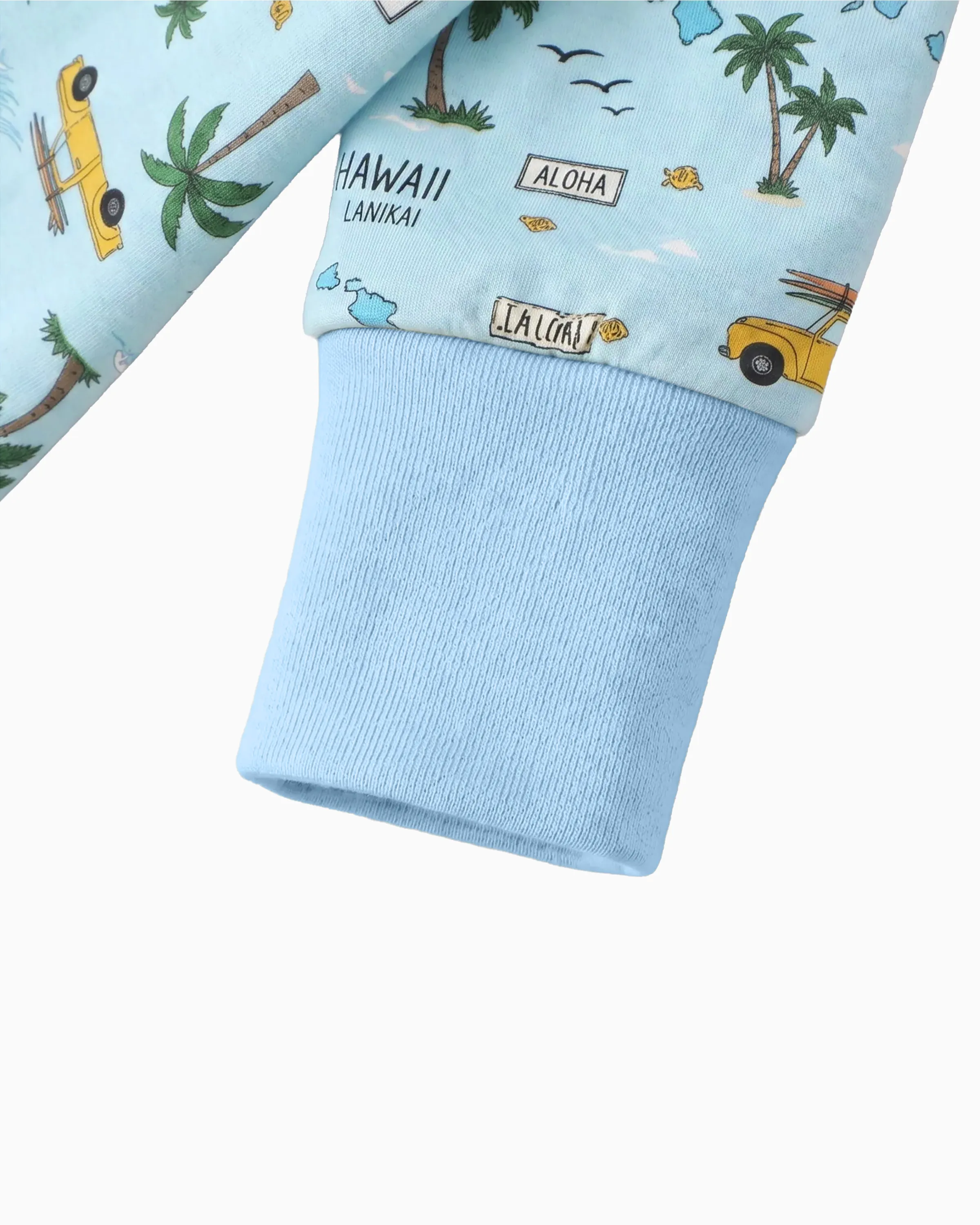 Little Explorers Bamboo Zip-Up Baby Pajamas - Image 5
