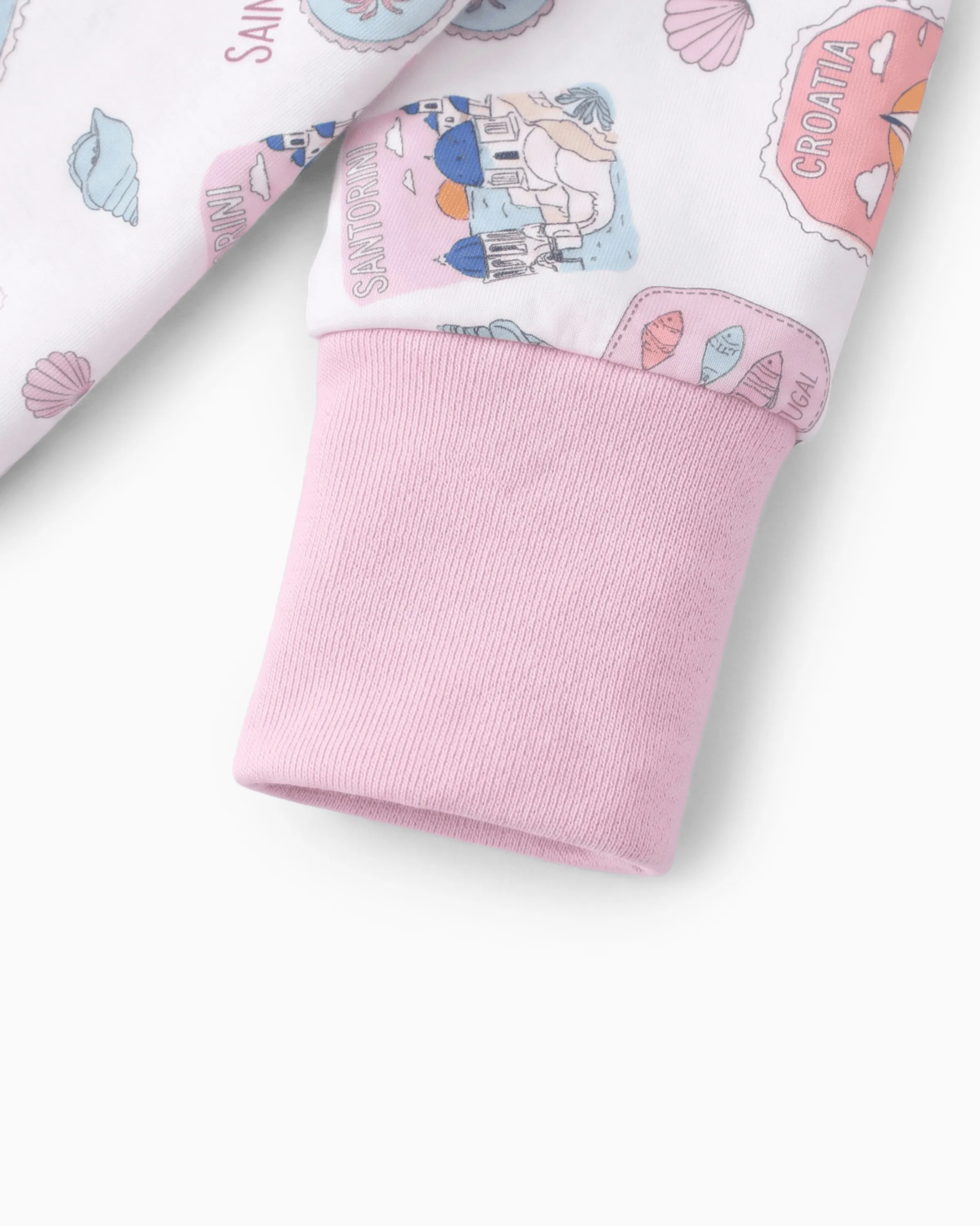 Little Explorers Bamboo Zip-Up Baby Pajamas - Image 5