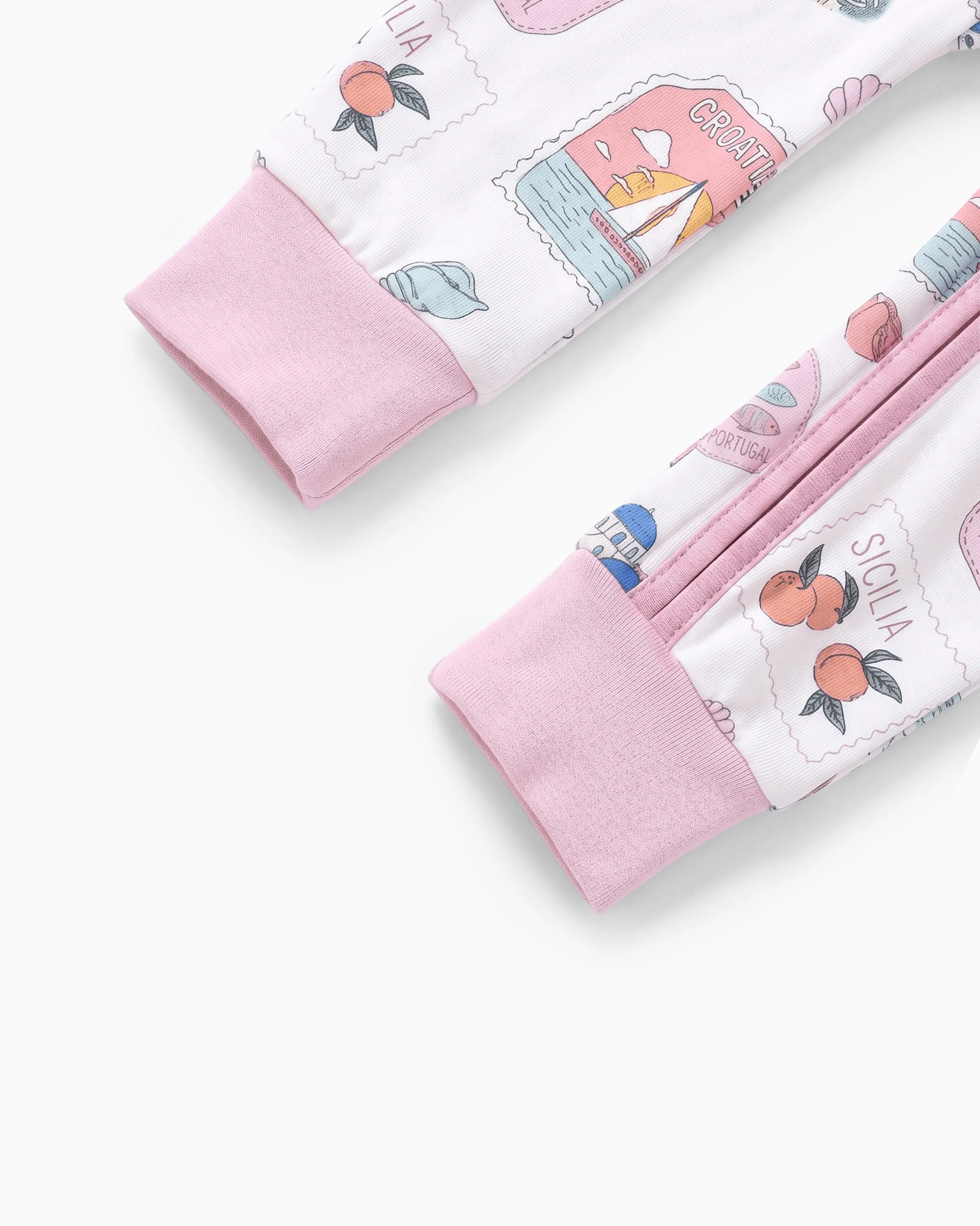 Little Explorers Bamboo Zip-Up Baby Pajamas - Image 6