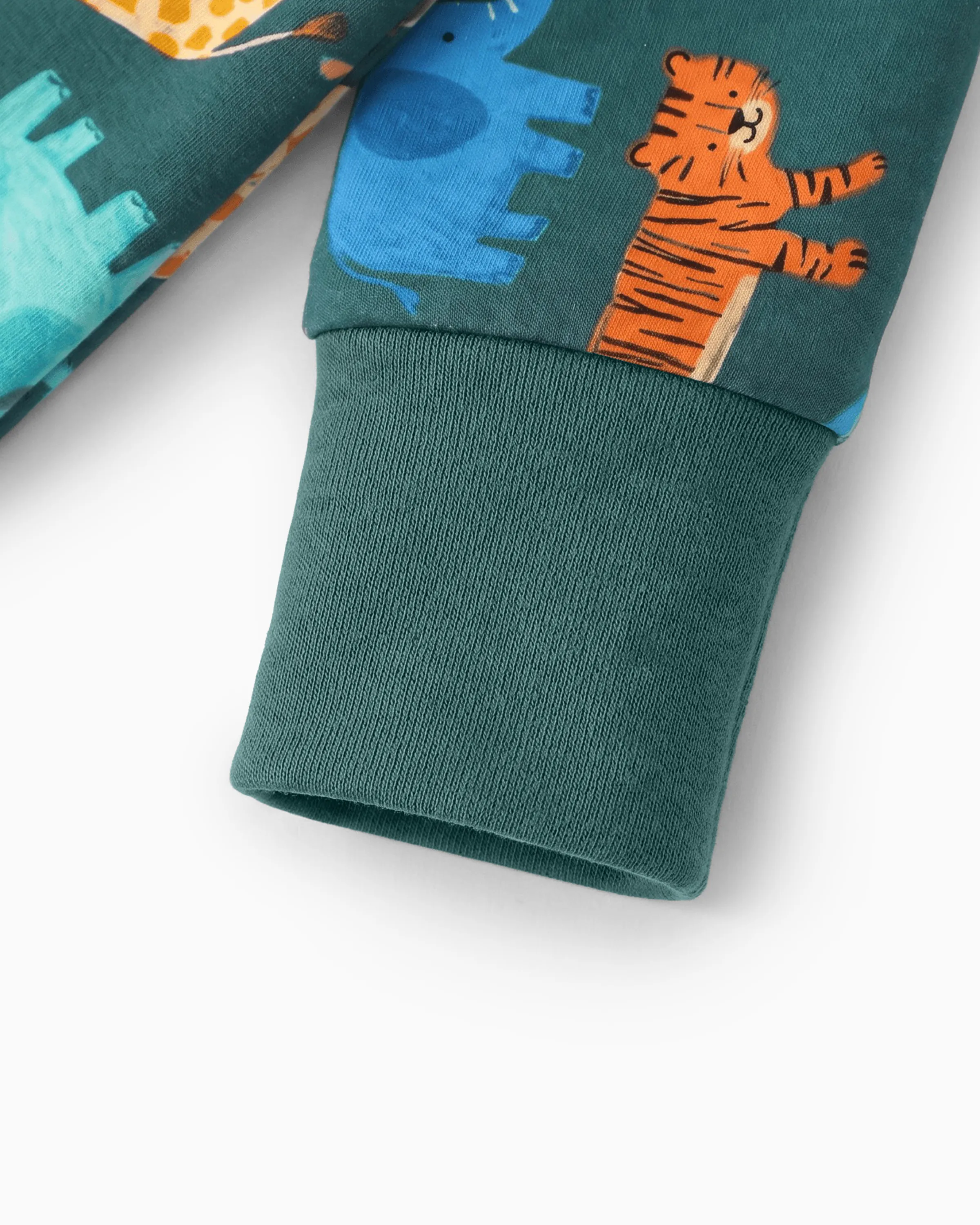 Little Explorers Bamboo Zip-Up Baby Pajamas - Image 5
