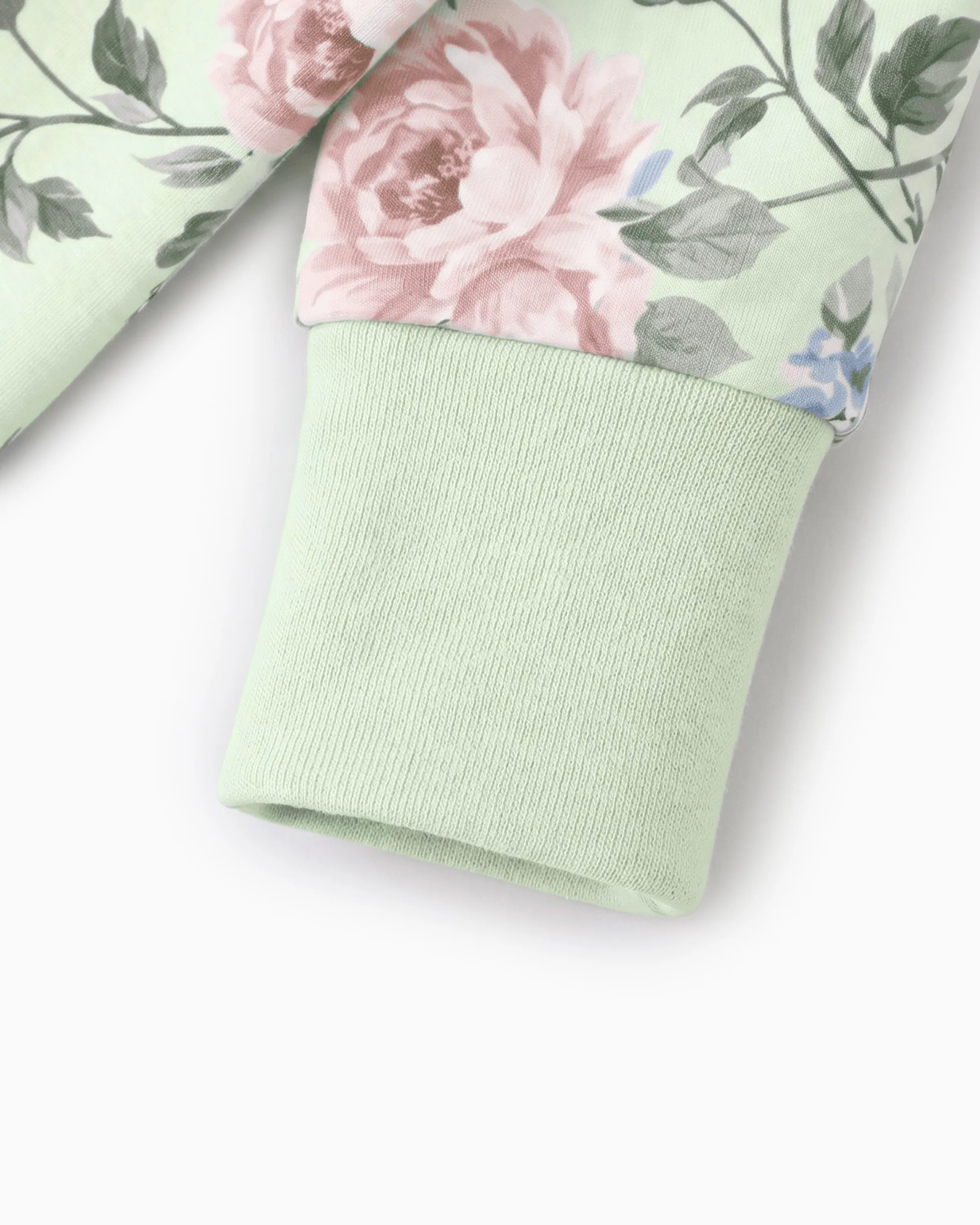 Bloom & Blossoms Bamboo Zip-Up Baby Pajamas - Image 5