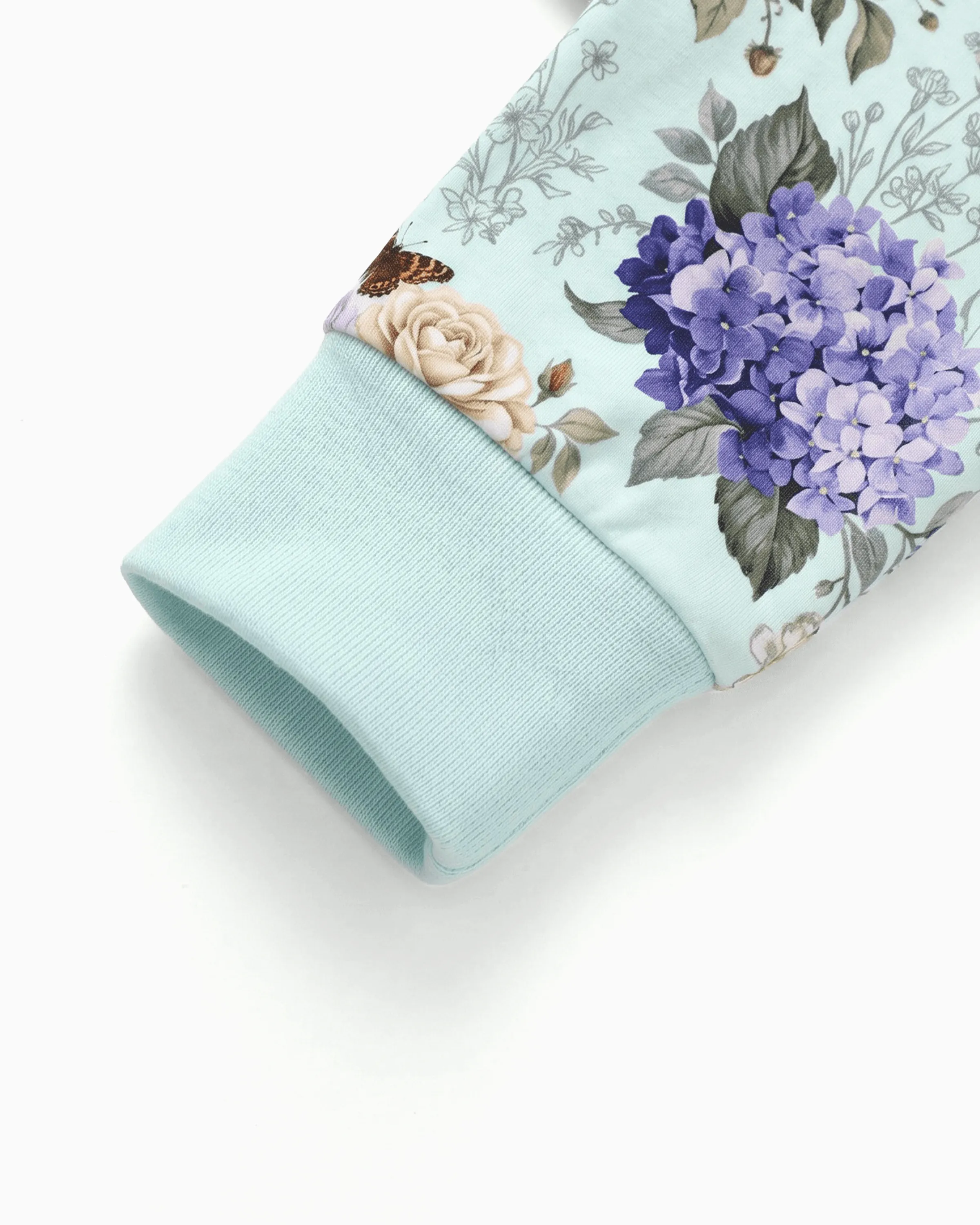 Bloom & Blossoms Bamboo Zip-Up Baby Pajamas - Image 5