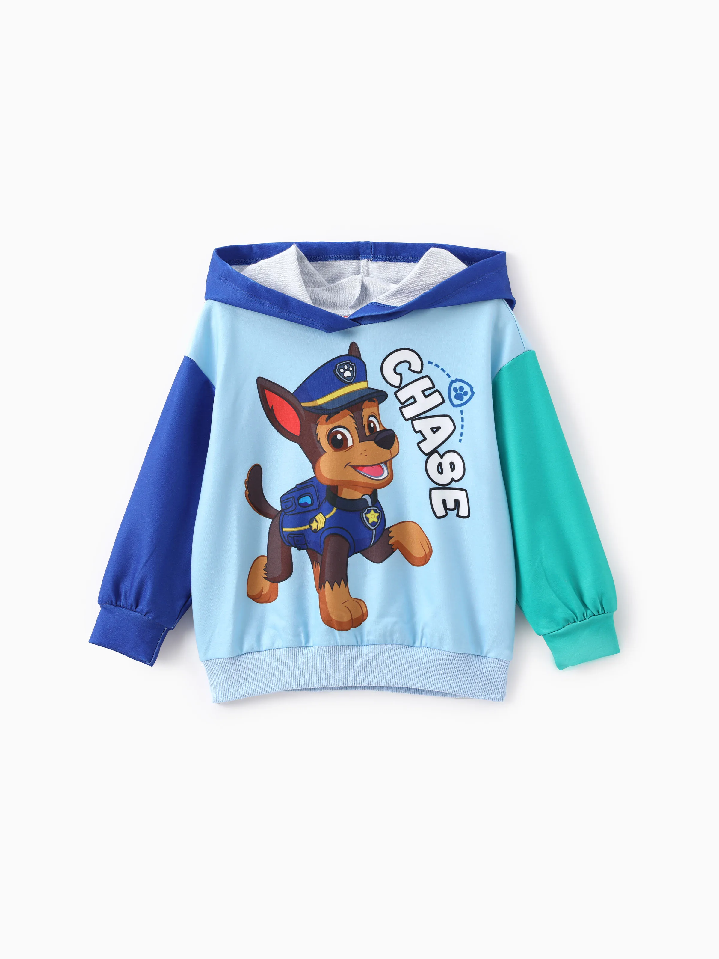 PAW Patrol Toddler Boy Chase Colorblock Hoodie Blue