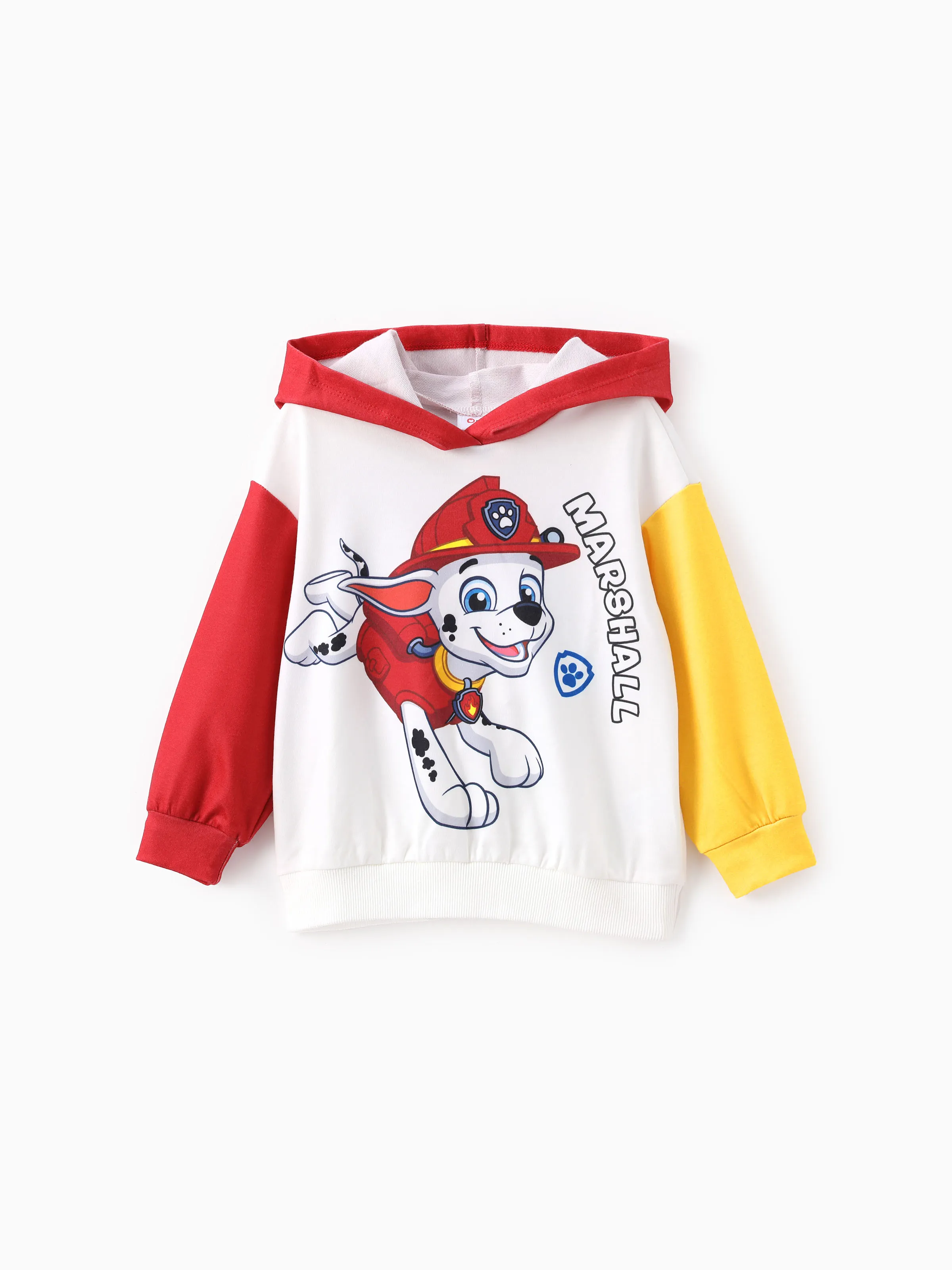 PAW Patrol Toddler Boy Marshall Colorblock Hoodie Red-2