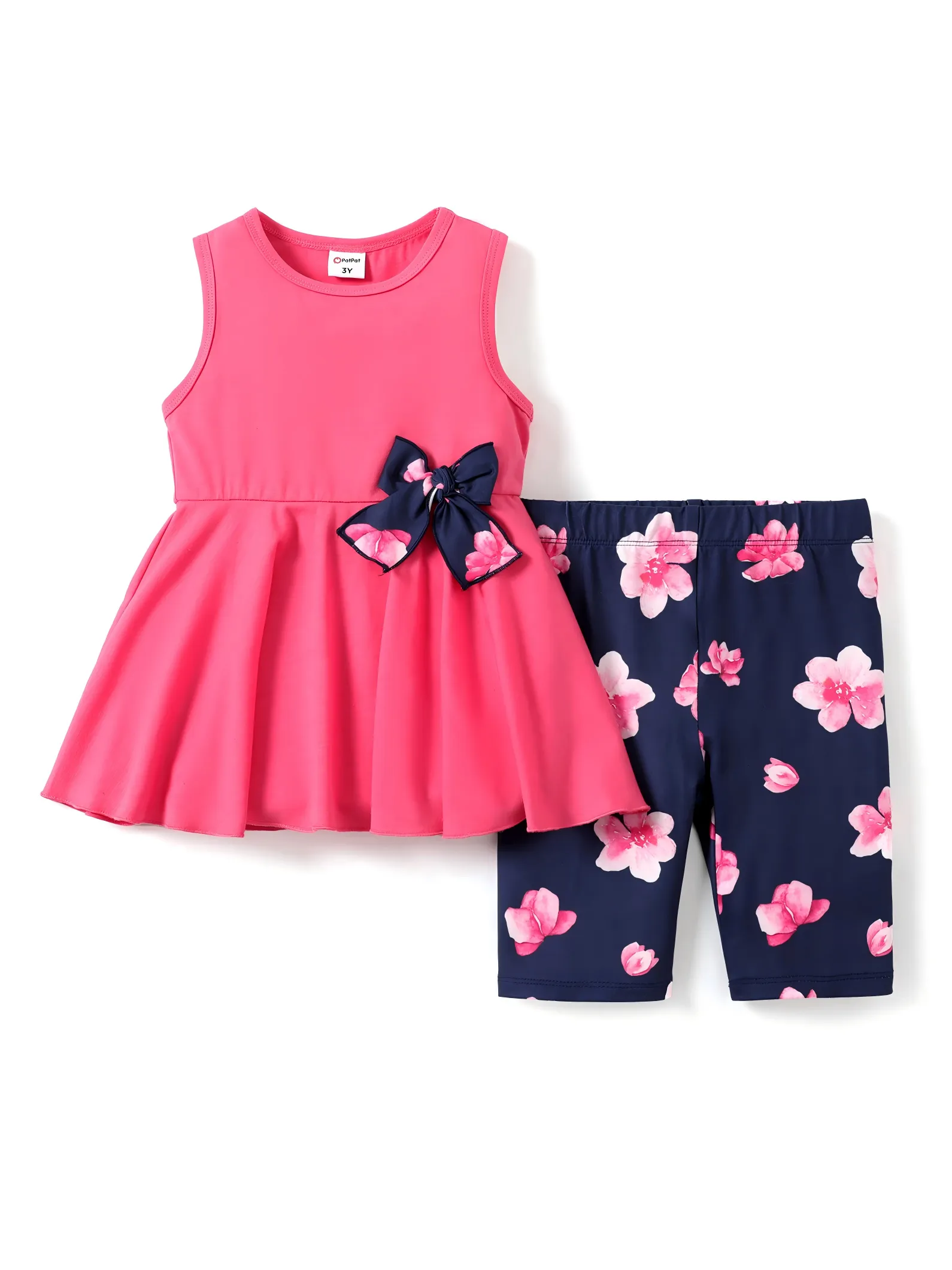 Toddler/Kid Girl 2pcs Tunie Top and Leggings Set Roseo