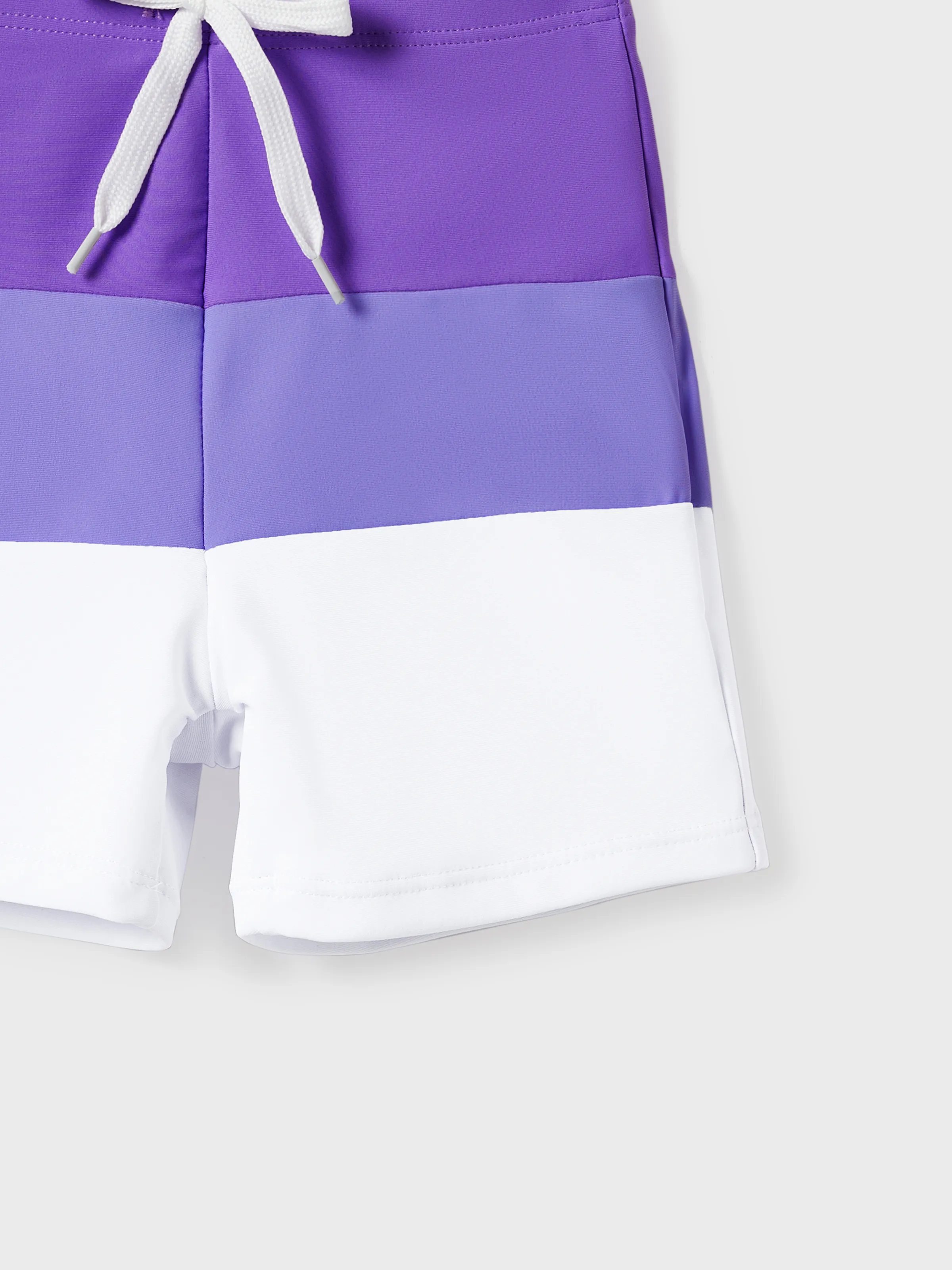 Toddler Boy Color-block Swim Trunks (Quick-Dry) ColorBlock - Image 4