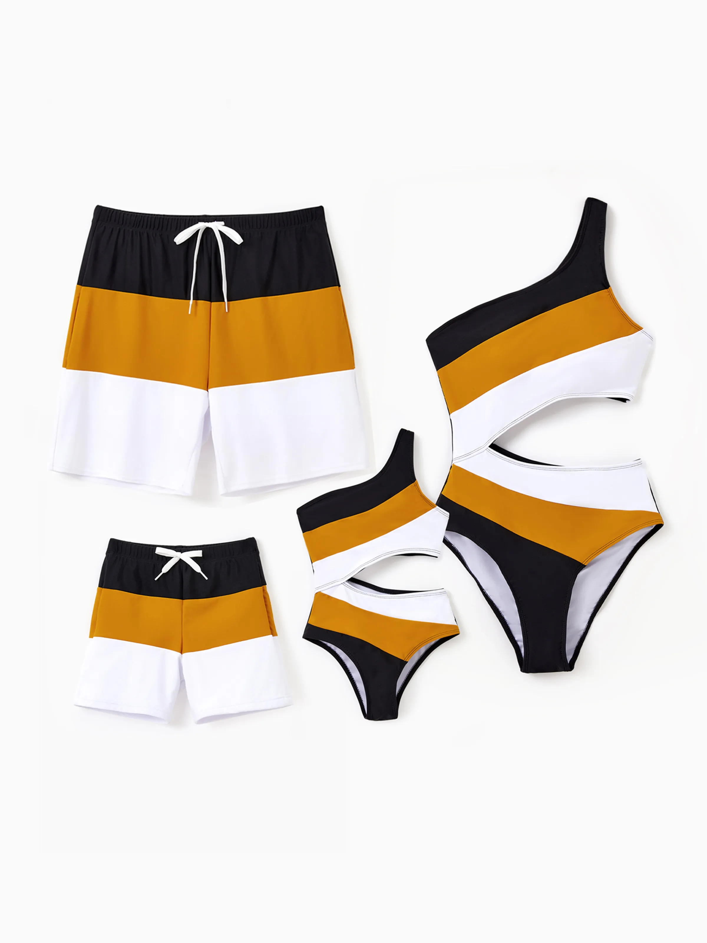 Toddler Boy Colorblock Swim Trunks Shorts Multi-color - Image 2