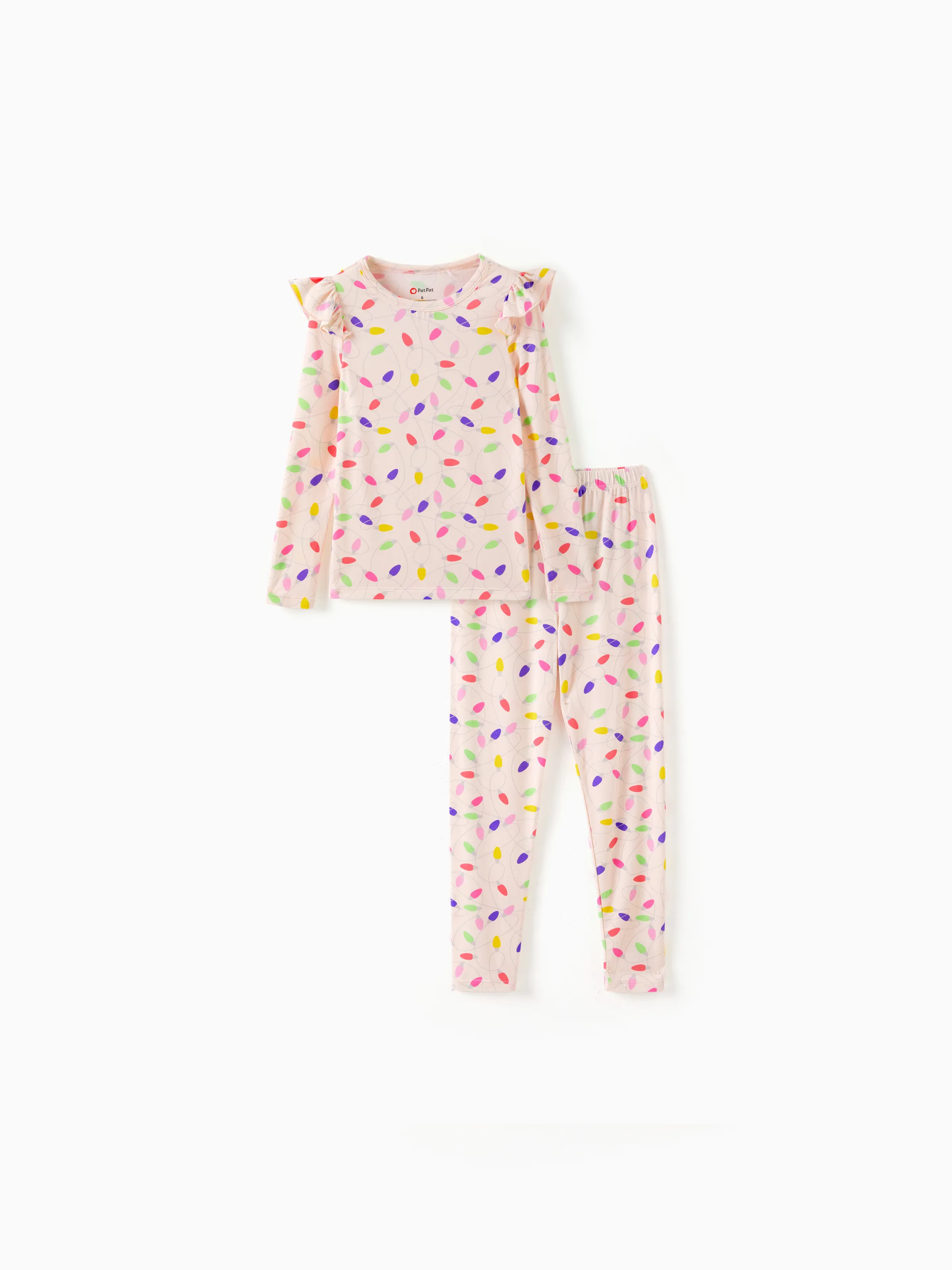 Toddler / Kids Halloween Pajamas With Childlike Print (1-Piece Snug-Fitting ) Multi-color